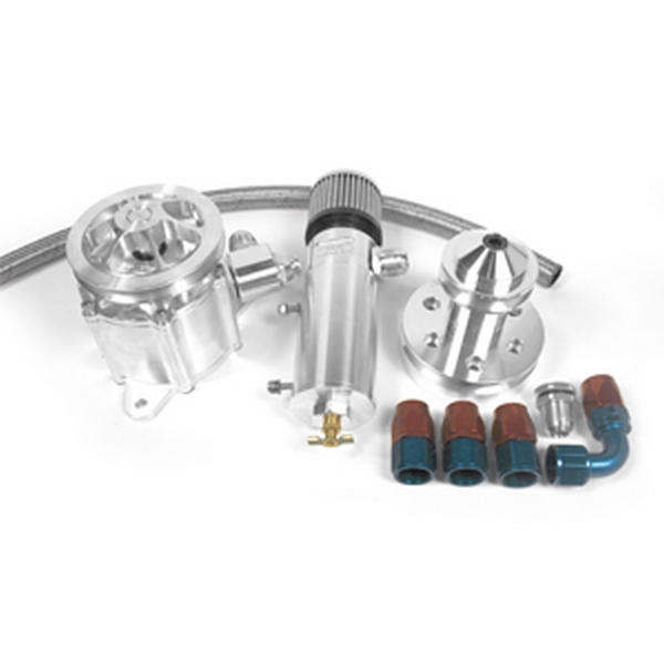 Vacuum Pump Kit 3-Vane, For Small Block Ford With 3 Bolt Balancer